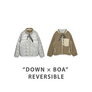 taion-kr102mb-reversible-jacket-for-children-taion-down-x-boar-olivexbeige