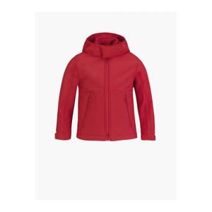 cgjk969-red-child-hooded-fleece-b-c-red