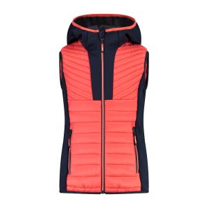32z3955-c653-girls-sleeveless-hooded-down-jacket-cmp-campari