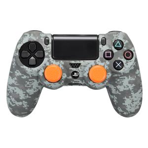 140108-silicone-protective-cover-digital-black-camo-grips-for-controller-fr-tec-ps4-grey-one-size