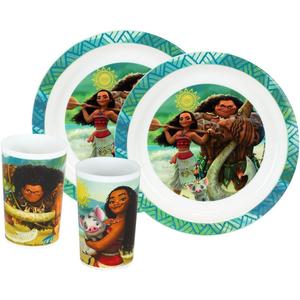 006340-children-s-set-of-2-glasses-and-2-plates-fun-house-vaiana-disney-multicolor-one-size