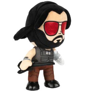 651lic001-plush-jinx-cyberpunk-2077-johnny-silverhand-black-beige-red-brown-15x9x21-cm