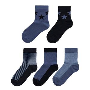 685-14-685-16-set-of-5-pairs-of-children-s-socks-lenz-mixed-blue