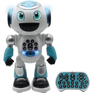 rob28fr-programmable-remote-control-robot-toy-with-quiz-music-games-disc-throwing-stories-lexibook-powermanr-shoot-white-one-size