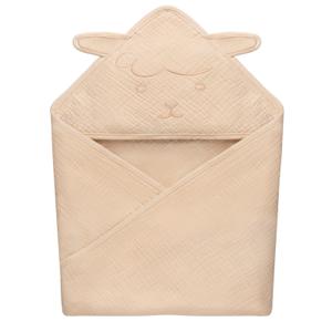 lo-muslin-hooded-towel-beige-sand-pushchair-footmuff-lionelo-muslin-hooded-towel-baige-sand-one-size