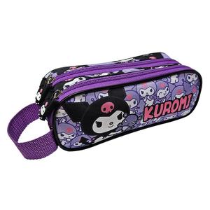 8436615538621-double-pencil-case-for-kids-manenti-hello-kitty-kuromi-purple-21x8x6-cm