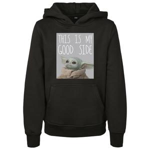 mtk094-00007-children-s-hoodie-mister-tee-the-mandalorian-children-s-good-side-black