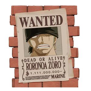 3521320802763-figurine-plastoy-one-piece-wanted-zoro-brown-16-cm