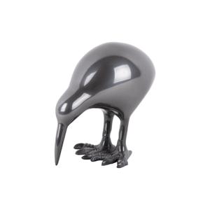 pt4019gm-metal-statue-present-time-kiwi-bird-gun-metal-9x15-5-cm