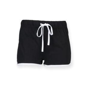 sm069-black-white-children-s-shorts-skinni-fit-retro-black-white