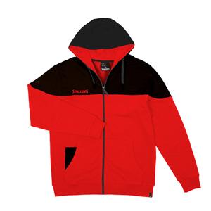 40221811-re-bl-sweatshirt-zipped-hooded-child-spalding-funk-red-black