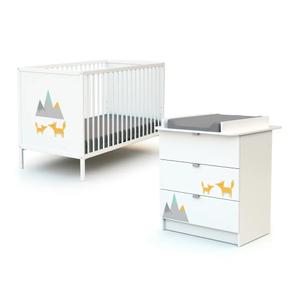 18058202-06-baby-fox-changing-table-and-cot-webaby-white-one-size