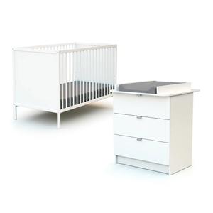 18058202-cot-and-changing-table-for-baby-webaby-white-one-size
