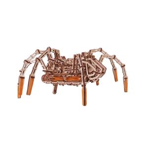 611407-wooden-space-spider-building-set-with-245-pieces-woodtrick-mecanisme-3d-brown-beige-one-size